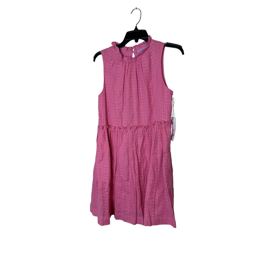 Draper James RSVP Dress Womens Small Pink Babydoll Short Sundress Pockets